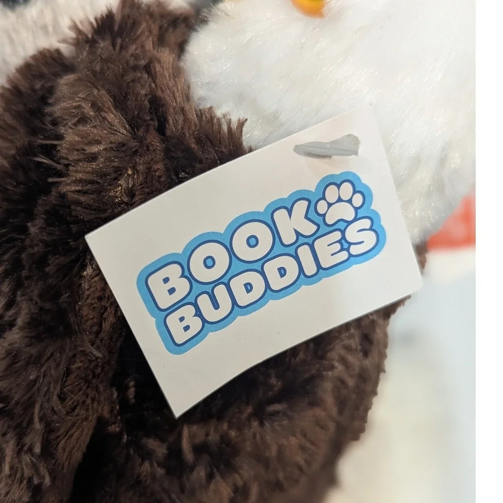 Wild Republic Book Buddies Plush Set Bald Eagle & Snowy Owl Huggers NWT